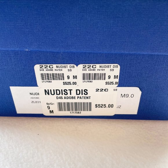 SOLD Stuart Weitzman Adobe Patent Nudist Disco size 9 - Picture 13 of 16